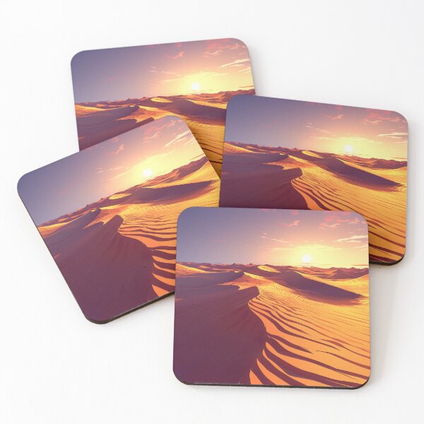 Item preview, Golden Sunset Over Desert Sand Dunes designed and sold by Christian Weiss.