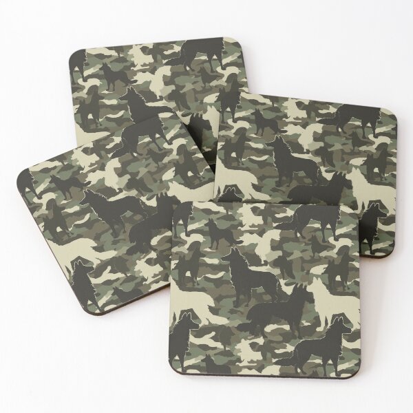 Item preview, Trendy Fashion Dog Camo Print  - Secret Santa Gifts designed and sold by RoyalStarsPatts.