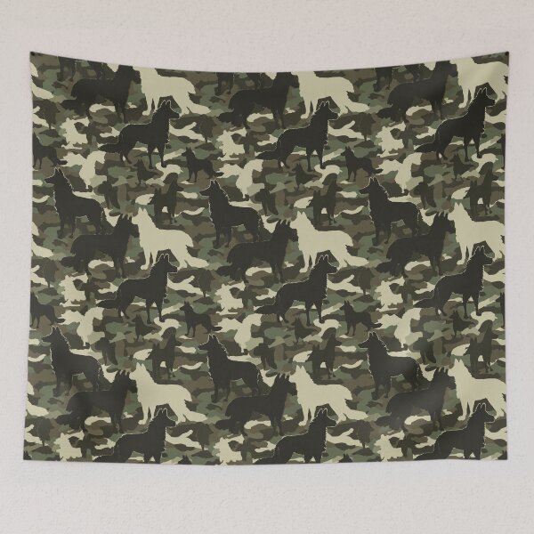 Item preview, Trendy Fashion Dog Camo Print  - Secret Santa Gifts designed and sold by RoyalStarsPatts.