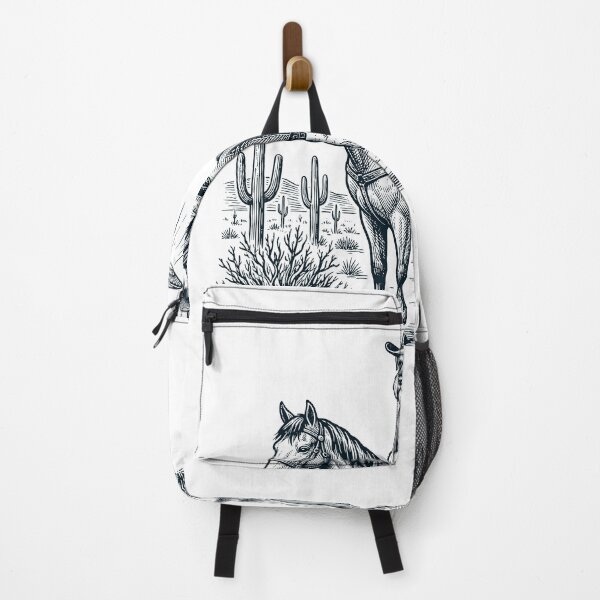 Item preview, Vintage Miniature Schnauzer Cowboy Desert Horse UFO Cactus Dog Lover designed and sold by DoodleTortle.