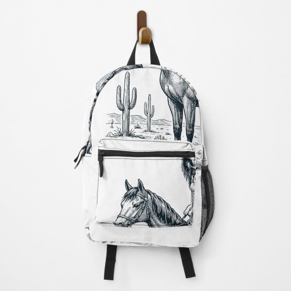Item preview, Vintage Papillon Cowboy Desert Horse UFO Cactus Dog Lover designed and sold by DoodleTortle.