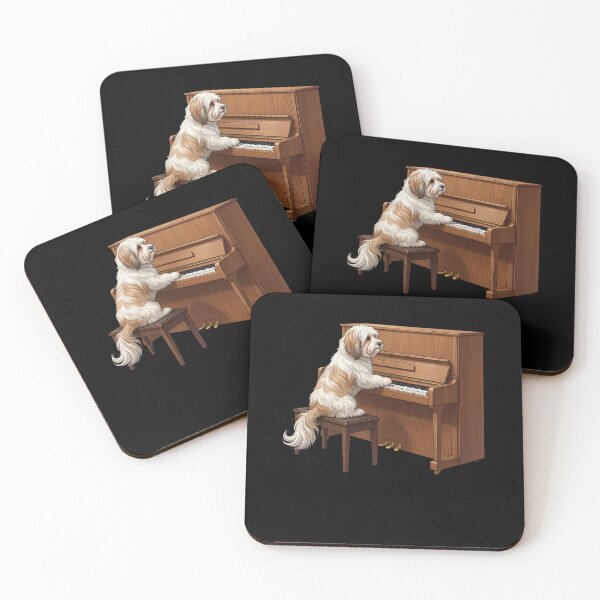 Item preview, Havanese Playing Piano Player Pianist Dog Lover designed and sold by TerryConnells.
