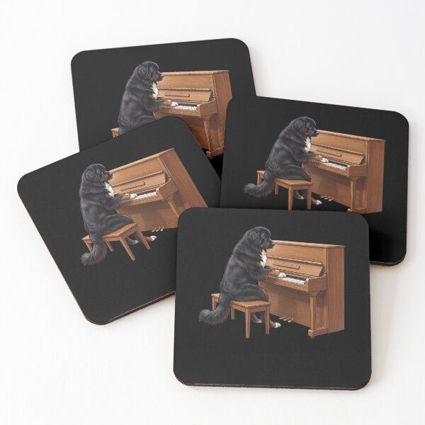 Item preview, Newfoundland Playing Piano Player Pianist Dog Lover designed and sold by TerryConnells.