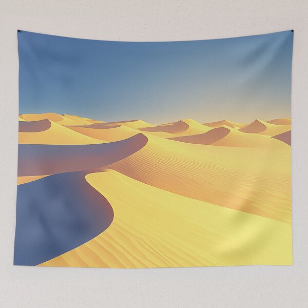 Item preview, Flowing Sand Dunes Under Warm Sky designed and sold by Christian Weiss.