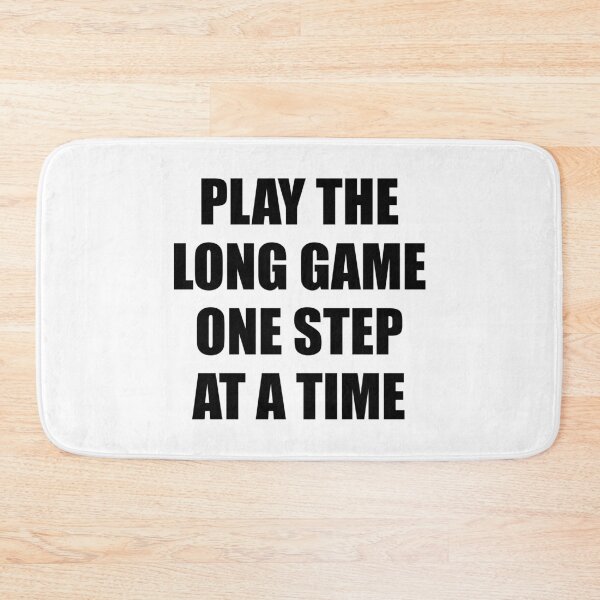 Item preview, Play the long game one step at a time designed and sold by Inspirationmotivation.