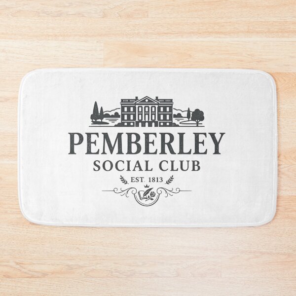 Item preview, Pemberley Social Club Est 1813 Pride and Prejudice Jane Austen designed and sold by Fenay Designs.