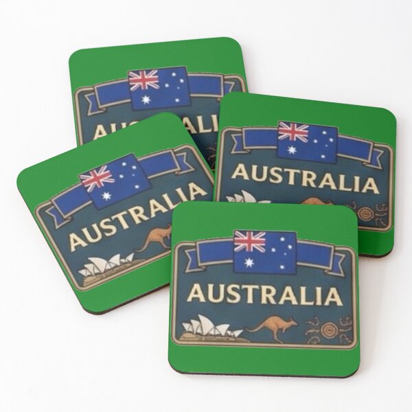 Item preview, Australia National Symbols | Patriotic Australian Tourism Souvenir designed and sold by Based History.