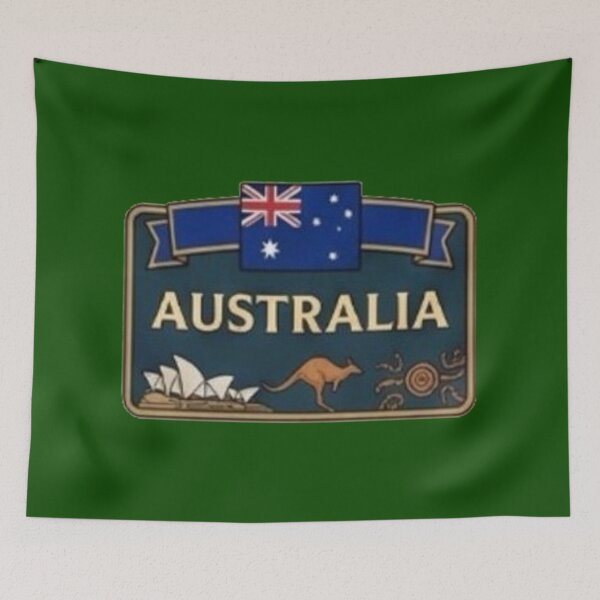Item preview, Australia National Symbols | Patriotic Australian Tourism Souvenir designed and sold by Based History.
