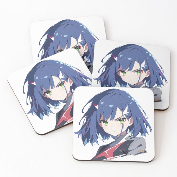 Item preview, Ichigo Darling In The Franxx Chibi Angry Squad Leader designed and sold by 108Recordings.