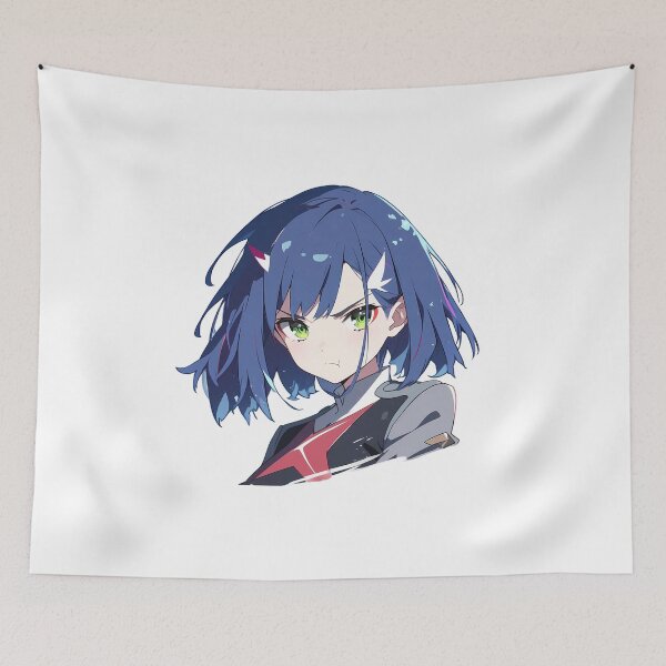 Item preview, Ichigo Darling In The Franxx Chibi Angry Squad Leader designed and sold by 108Recordings.