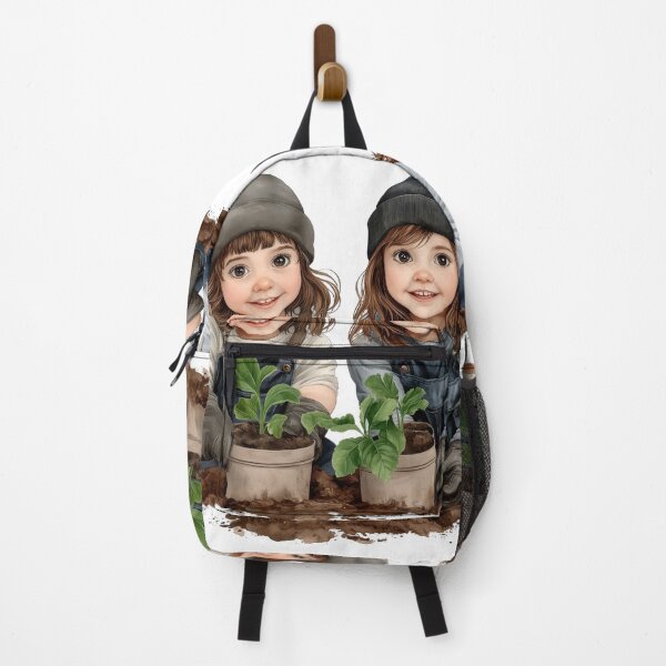 Item preview, Little Gardeners – Cute Kids Planting Seedlings designed and sold by Angellacelin.