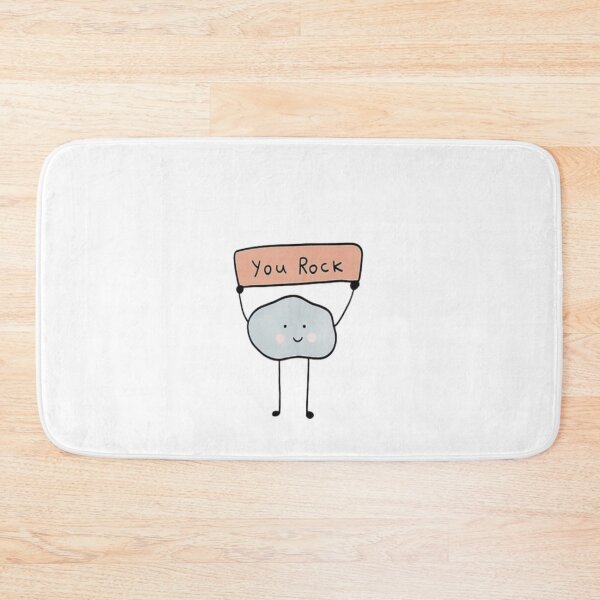 Item preview, you rock rock holding sign designed and sold by indie cottage.
