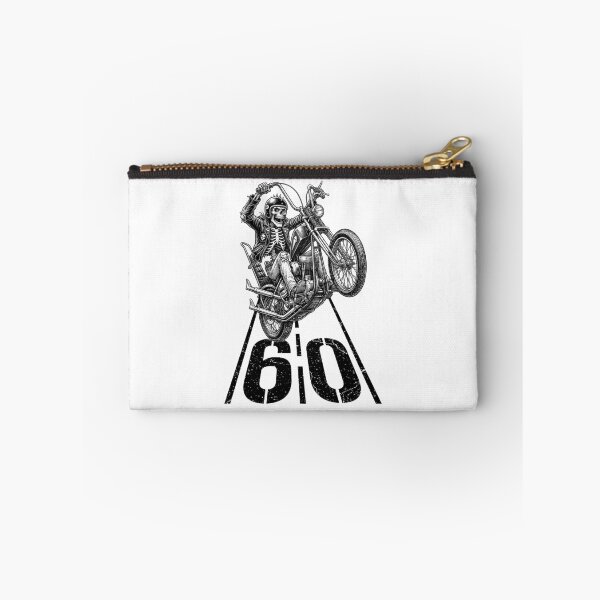 Item preview, 60th Birthday Motorcycle Funny Biker Skeleton 60 Speed Limit designed and sold by GrandeDuc.