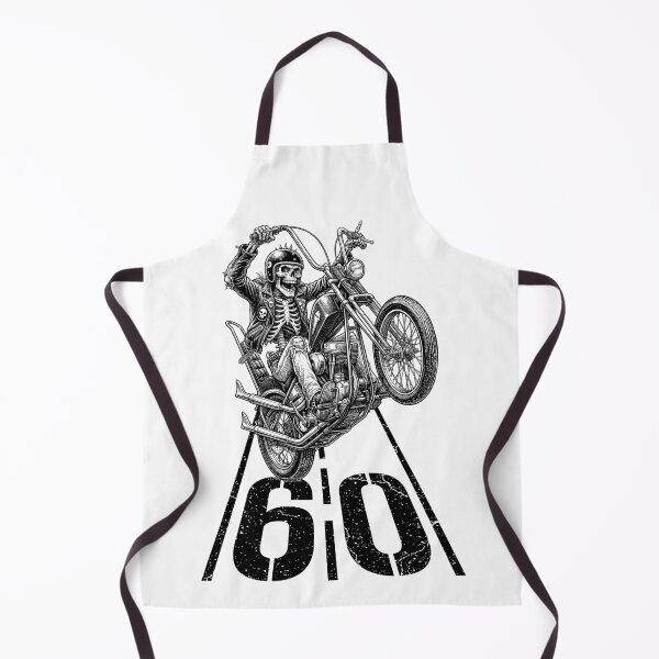 Item preview, 60th Birthday Motorcycle Funny Biker Skeleton 60 Speed Limit designed and sold by GrandeDuc.