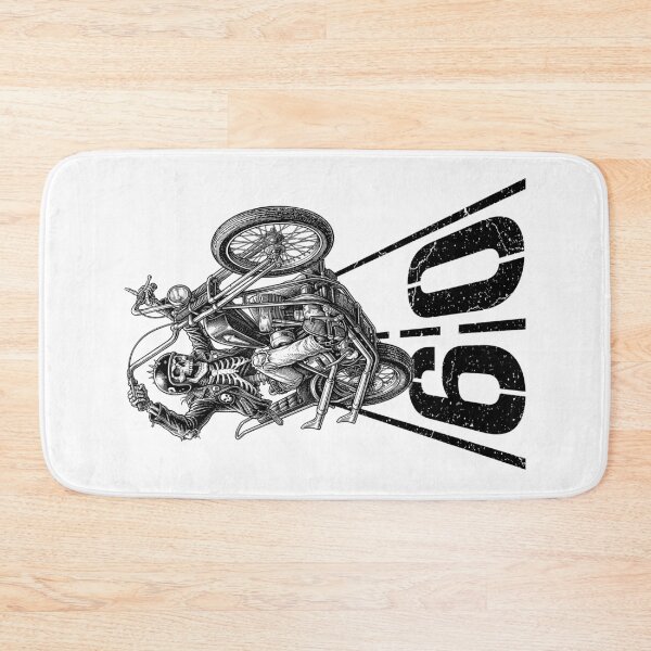 Item preview, 60th Birthday Motorcycle Funny Biker Skeleton 60 Speed Limit designed and sold by GrandeDuc.