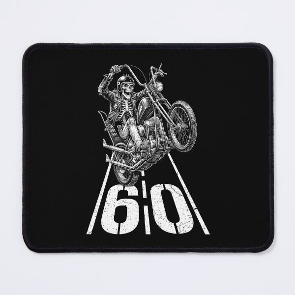 Item preview, 60th Birthday Motorcycle Funny Biker Skeleton 60 Speed Limit designed and sold by GrandeDuc.