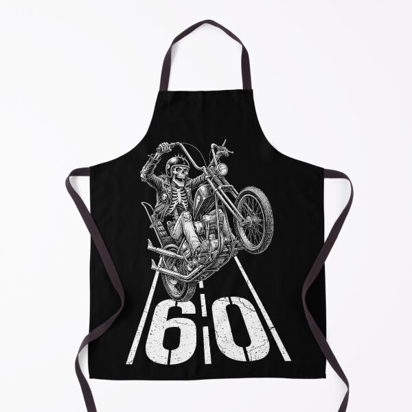 Item preview, 60th Birthday Motorcycle Funny Biker Skeleton 60 Speed Limit designed and sold by GrandeDuc.