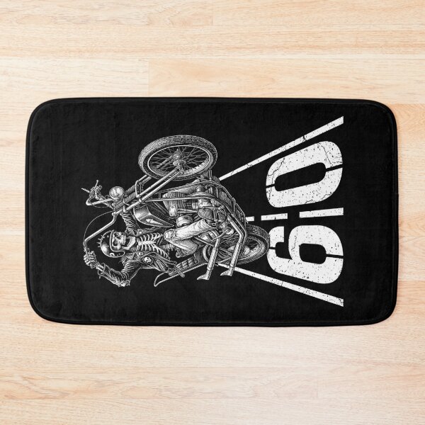 Item preview, 60th Birthday Motorcycle Funny Biker Skeleton 60 Speed Limit designed and sold by GrandeDuc.