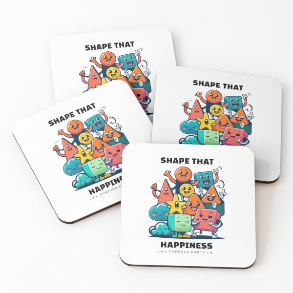 Item preview, Shape That Happiness — Retro Cartoon Character Doodle designed and sold by Colorful-Garden.