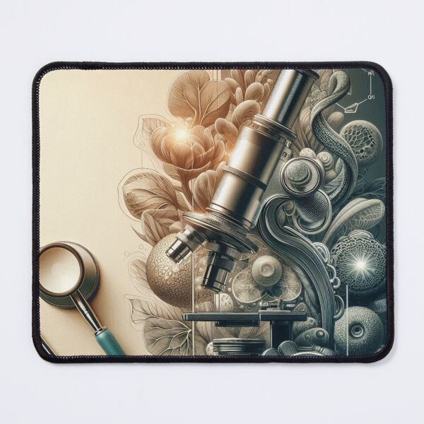 Item preview, Vintage Medical Science - Botanical Biology & Microscope Art designed and sold by MouradStudio.