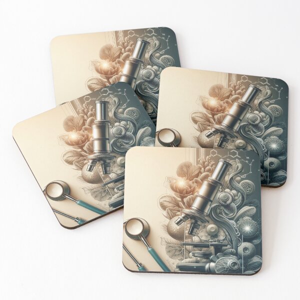 Item preview, Vintage Medical Science - Botanical Biology & Microscope Art designed and sold by MouradStudio.