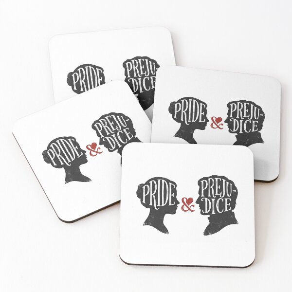 Item preview, Pride & Prejudice Romantic Silhouettes Jane Austen designed and sold by Fenay Designs.