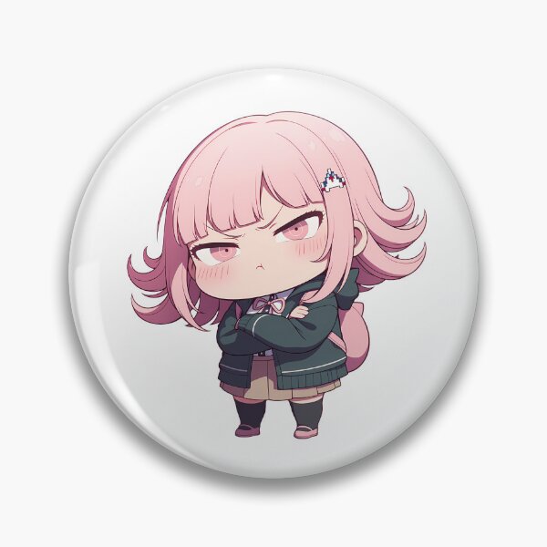 Item preview, Chiaki Nanami Danganronpa Chibi Angry Gamer Mood designed and sold by 108Recordings.