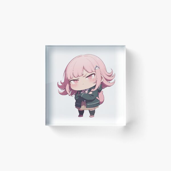 Item preview, Chiaki Nanami Danganronpa Chibi Angry Gamer Mood designed and sold by 108Recordings.