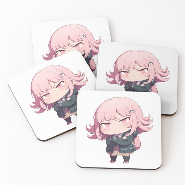 Item preview, Chiaki Nanami Danganronpa Chibi Angry Gamer Mood designed and sold by 108Recordings.