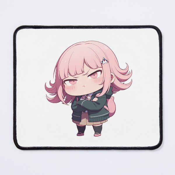 Item preview, Chiaki Nanami Danganronpa Chibi Angry Gamer Mood designed and sold by 108Recordings.