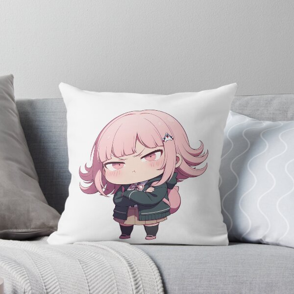 Item preview, Chiaki Nanami Danganronpa Chibi Angry Gamer Mood designed and sold by 108Recordings.