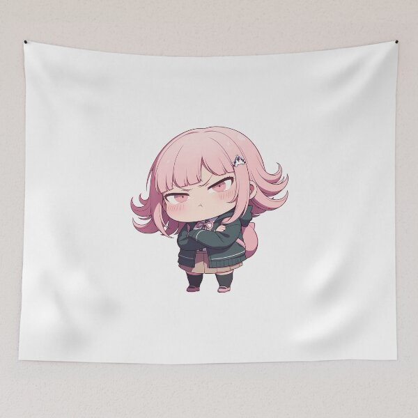 Item preview, Chiaki Nanami Danganronpa Chibi Angry Gamer Mood designed and sold by 108Recordings.