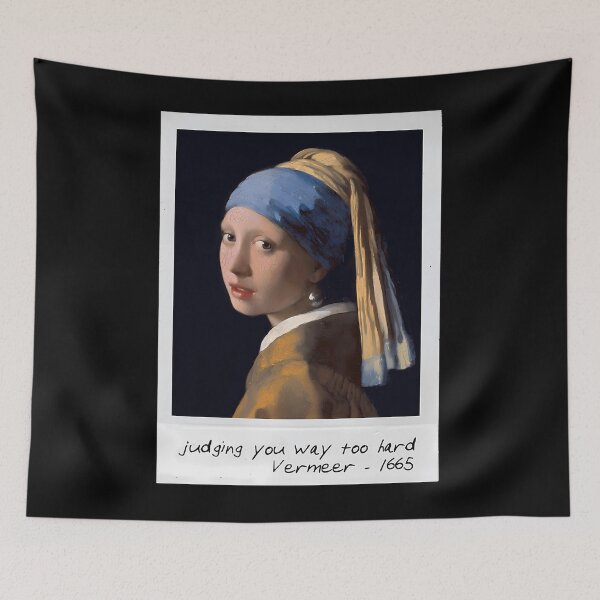 Item preview, Girl With Pearl Earring Judging You designed and sold by tgsqahbhsbl61.
