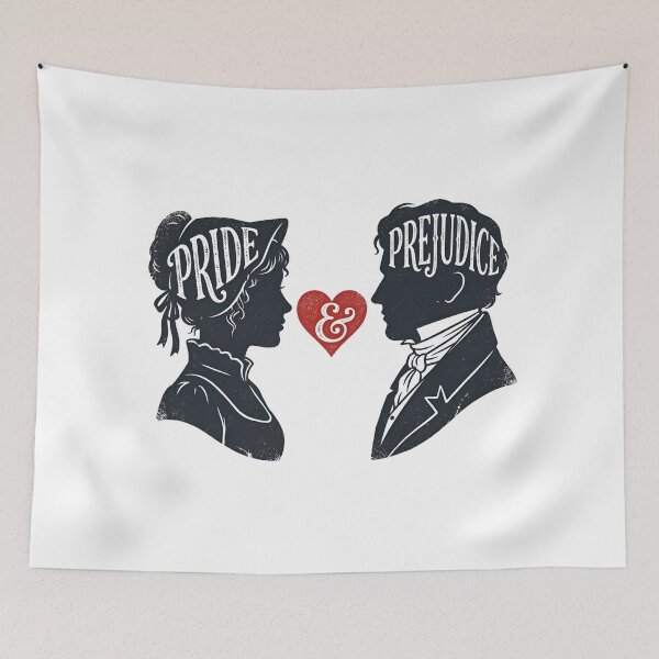 Item preview, Pride & Prejudice Bonnet Silhouette Jane Austen Mr Darcy designed and sold by Fenay Designs.