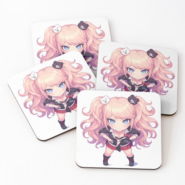 Item preview, Junko Enoshima Danganronpa Chibi Angry Fashion Chaos designed and sold by 108Recordings.