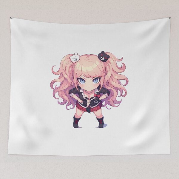 Item preview, Junko Enoshima Danganronpa Chibi Angry Fashion Chaos designed and sold by 108Recordings.