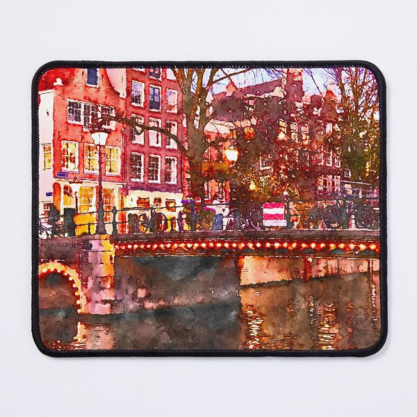 Item preview, Amsterdam, Brouwersgracht Herengracht twilight designed and sold by Amsterdam-Pan.