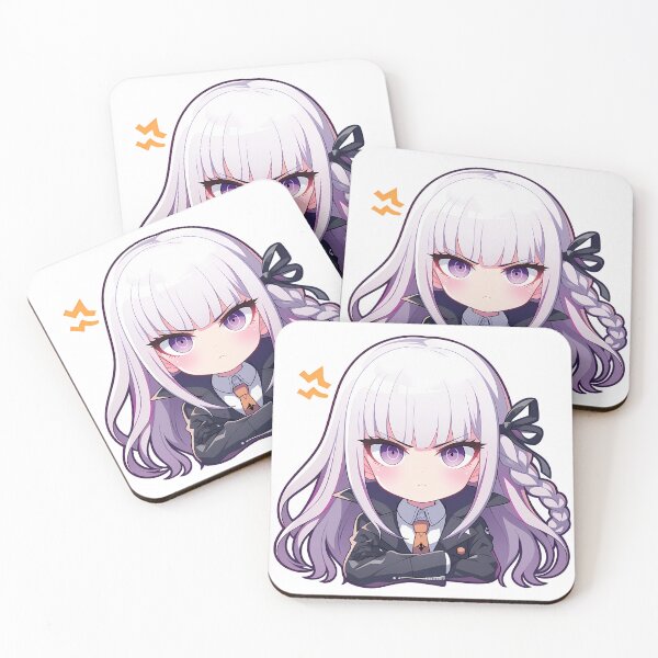Item preview, Kyoko Kirigiri Danganronpa Chibi Angry Detective Stare designed and sold by 108Recordings.