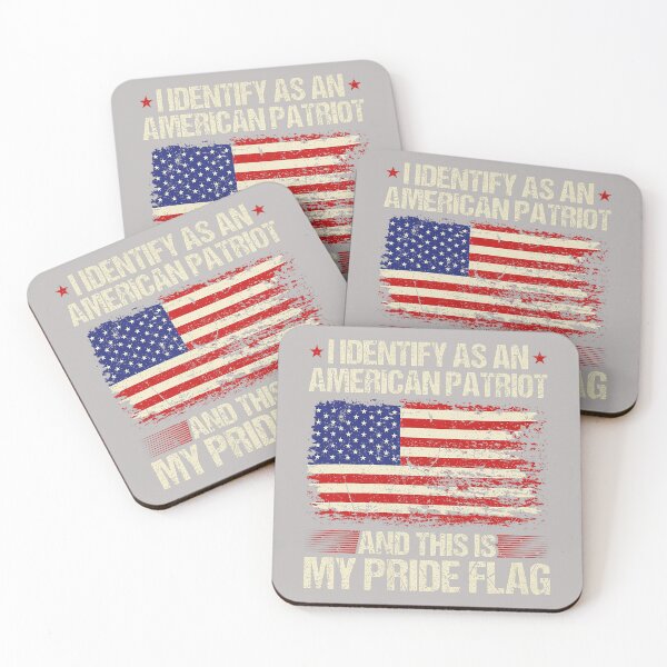 Item preview, I Identify As an American Patriot This is My Pride Flag designed and sold by mjohnson9.