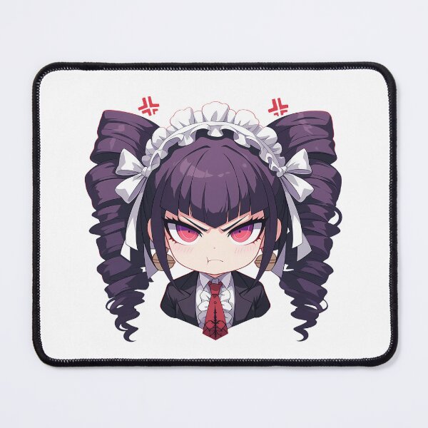 Item preview, Celestia Ludenberg Danganronpa Chibi Angry Gothic Maid Mood designed and sold by 108Recordings.