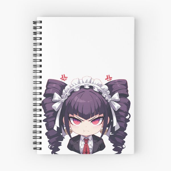 Item preview, Celestia Ludenberg Danganronpa Chibi Angry Gothic Maid Mood designed and sold by 108Recordings.
