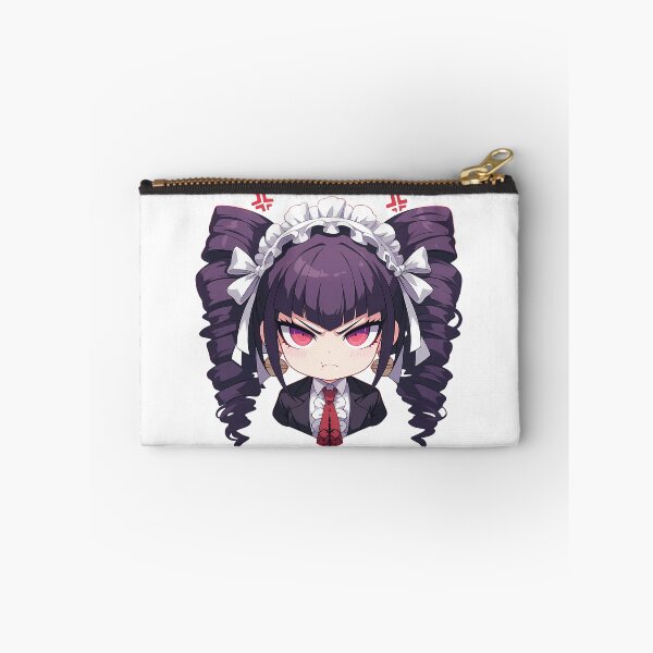 Item preview, Celestia Ludenberg Danganronpa Chibi Angry Gothic Maid Mood designed and sold by 108Recordings.