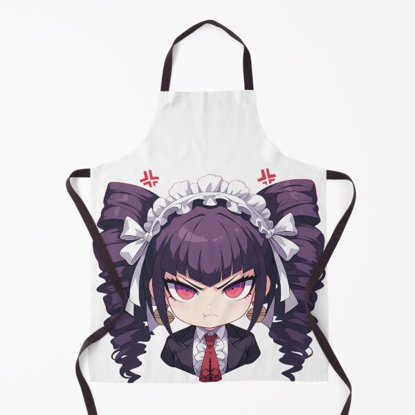 Item preview, Celestia Ludenberg Danganronpa Chibi Angry Gothic Maid Mood designed and sold by 108Recordings.