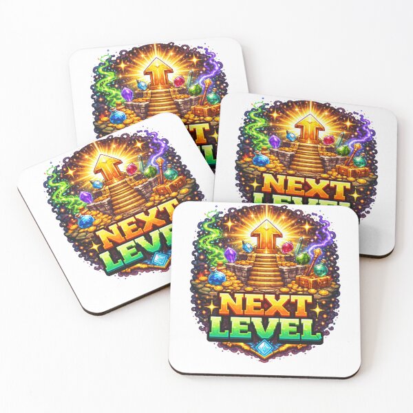 Item preview, Next Level Retro Pixel RPG Gamer Design designed and sold by PixelForge24.