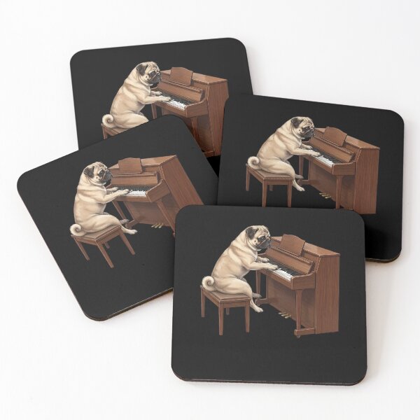 Item preview, Pug Playing Piano Player Pianist Dog Lover designed and sold by TerryConnells.