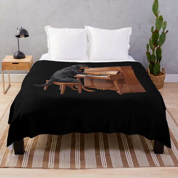 Item preview, Rottweiler Playing Piano Player Pianist Dog Lover designed and sold by TerryConnells.
