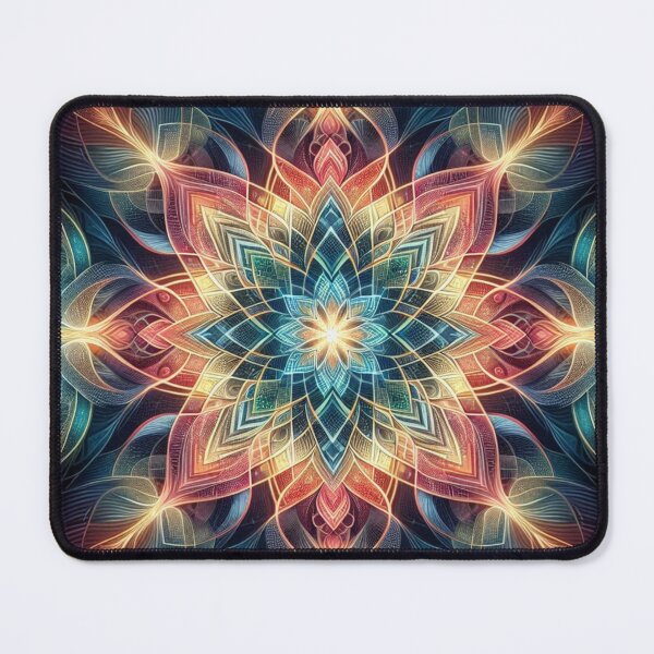 Item preview, Radiant Mandala – Ethereal Symmetry Design designed and sold by Dogandesighn.