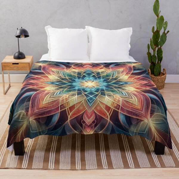 Item preview, Radiant Mandala – Ethereal Symmetry Design designed and sold by Dogandesighn.