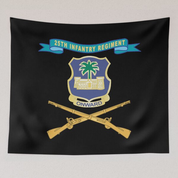 Item preview, Army - 25th Infantry Regiment w Ribbon - Br X 300 designed and sold by Military Insignia Products.