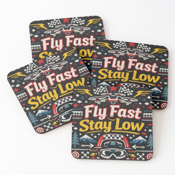 Item preview, Fly Fast Stay Low Drone Racing Knitting Pattern FPV designed and sold by Mauswohn.